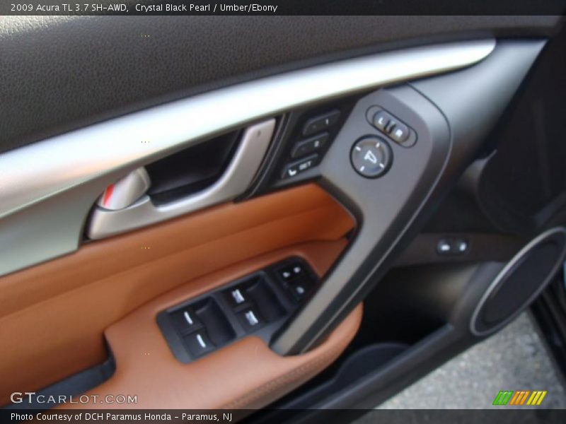 Crystal Black Pearl / Umber/Ebony 2009 Acura TL 3.7 SH-AWD