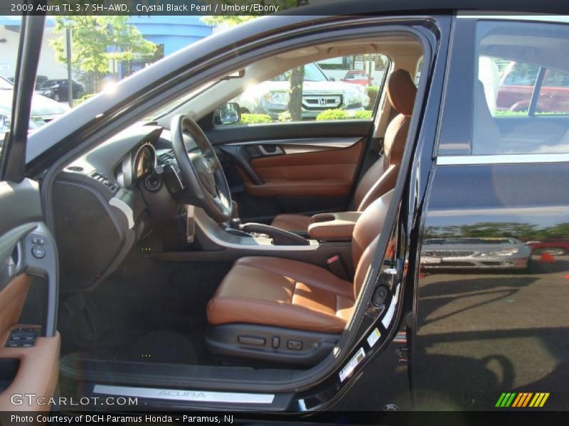 Crystal Black Pearl / Umber/Ebony 2009 Acura TL 3.7 SH-AWD