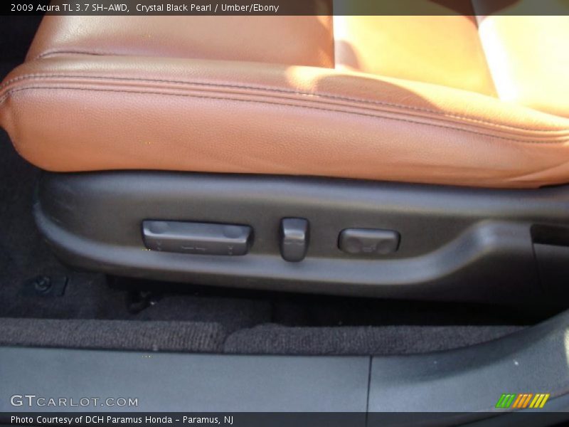 Crystal Black Pearl / Umber/Ebony 2009 Acura TL 3.7 SH-AWD