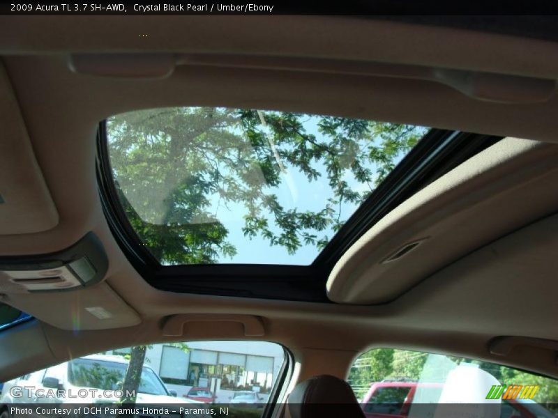 Crystal Black Pearl / Umber/Ebony 2009 Acura TL 3.7 SH-AWD
