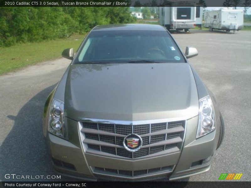 Tuscan Bronze ChromaFlair / Ebony 2010 Cadillac CTS 3.0 Sedan