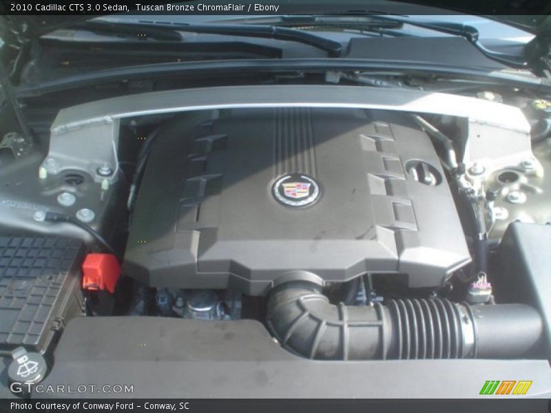 Tuscan Bronze ChromaFlair / Ebony 2010 Cadillac CTS 3.0 Sedan