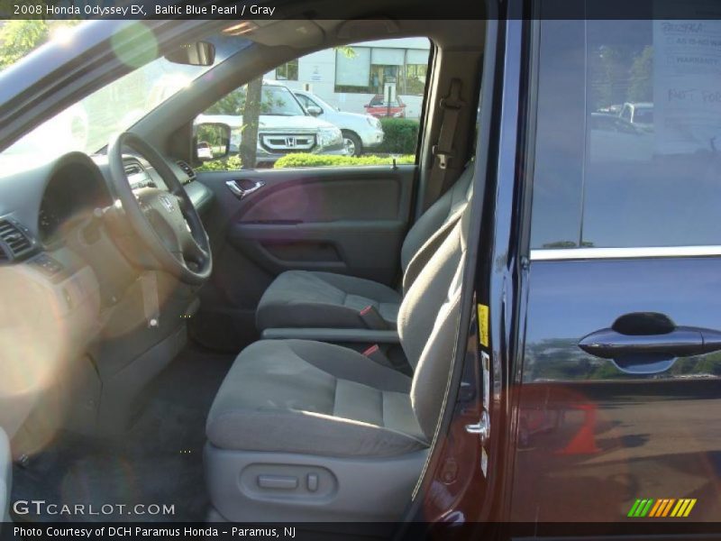 Baltic Blue Pearl / Gray 2008 Honda Odyssey EX