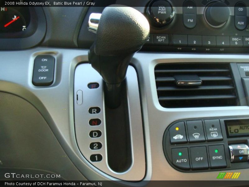 Baltic Blue Pearl / Gray 2008 Honda Odyssey EX