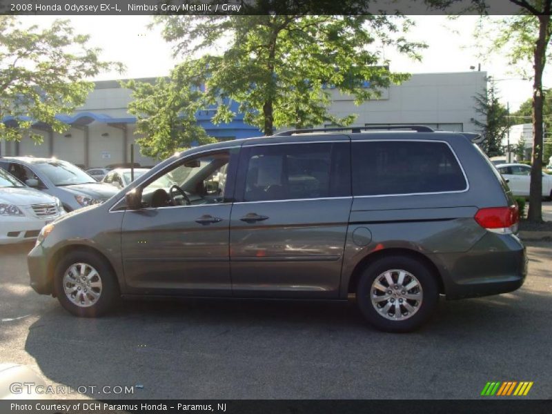Nimbus Gray Metallic / Gray 2008 Honda Odyssey EX-L