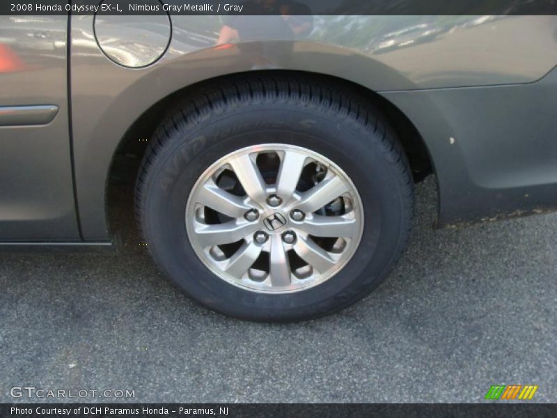 Nimbus Gray Metallic / Gray 2008 Honda Odyssey EX-L