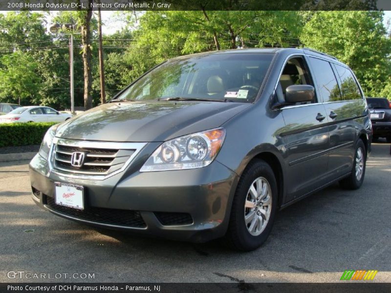 Nimbus Gray Metallic / Gray 2008 Honda Odyssey EX-L