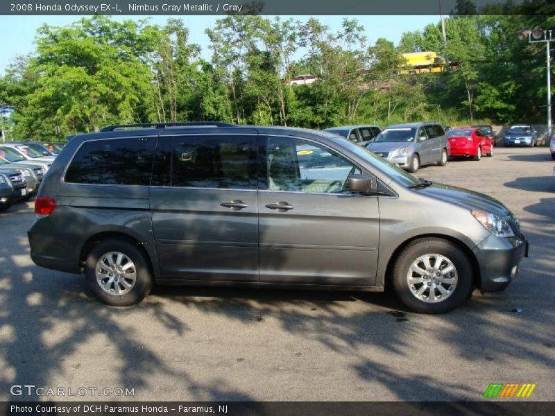 Nimbus Gray Metallic / Gray 2008 Honda Odyssey EX-L