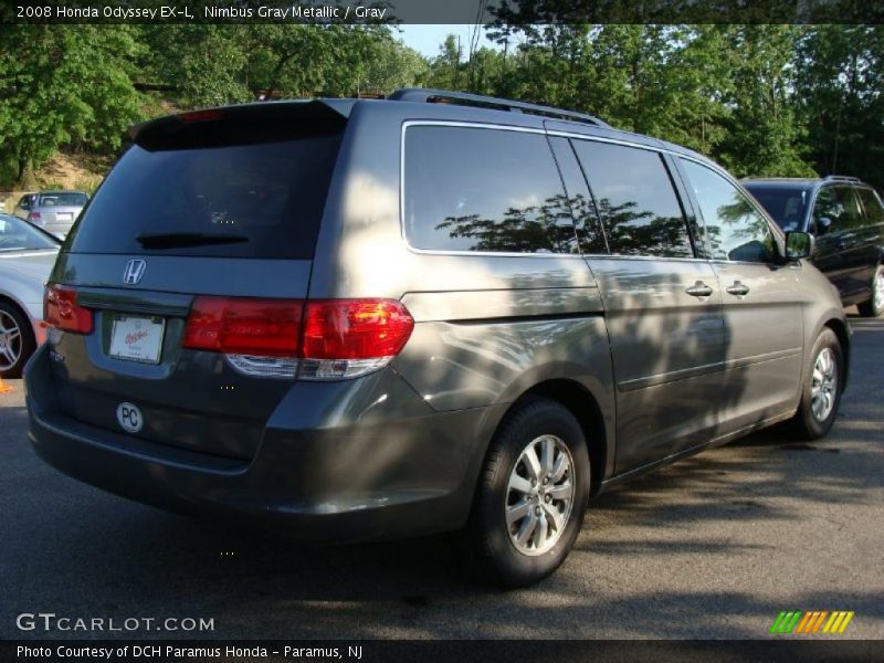 Nimbus Gray Metallic / Gray 2008 Honda Odyssey EX-L