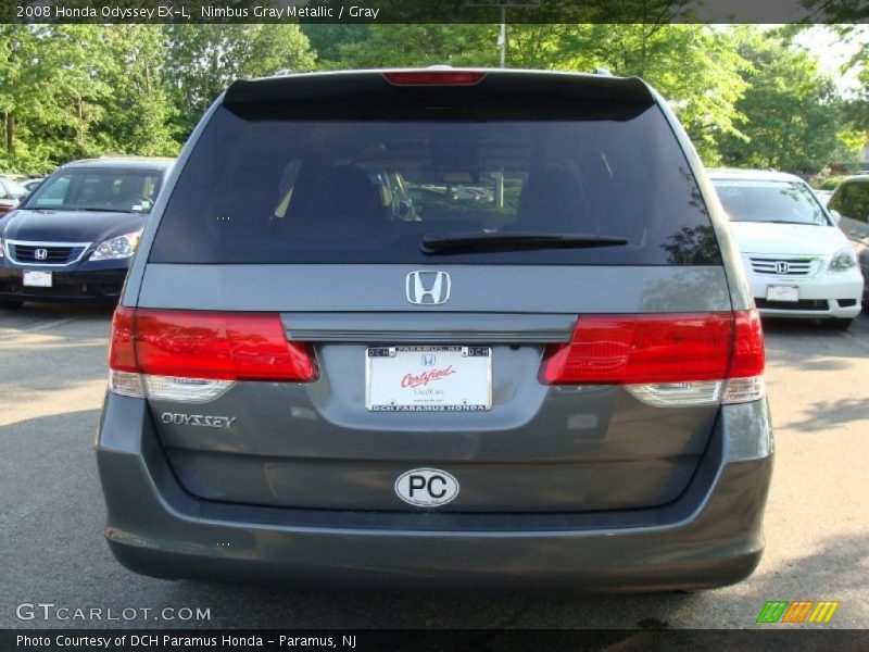 Nimbus Gray Metallic / Gray 2008 Honda Odyssey EX-L