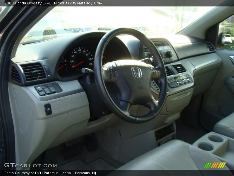 Nimbus Gray Metallic / Gray 2008 Honda Odyssey EX-L