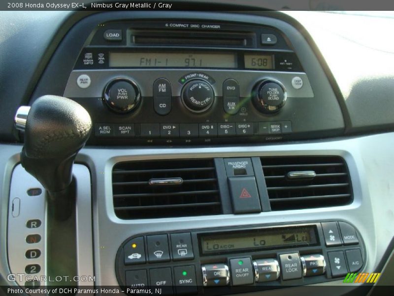 Nimbus Gray Metallic / Gray 2008 Honda Odyssey EX-L
