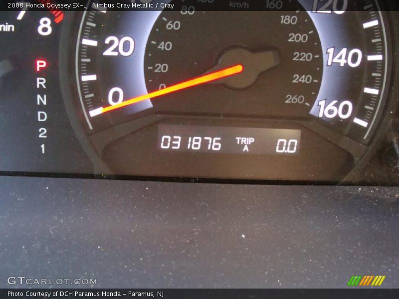 Nimbus Gray Metallic / Gray 2008 Honda Odyssey EX-L