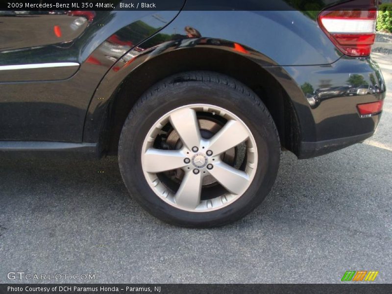 Black / Black 2009 Mercedes-Benz ML 350 4Matic