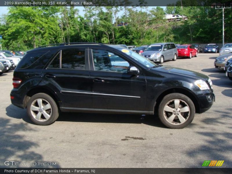 Black / Black 2009 Mercedes-Benz ML 350 4Matic