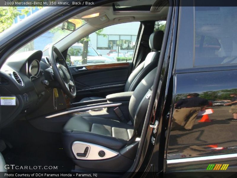 Black / Black 2009 Mercedes-Benz ML 350 4Matic