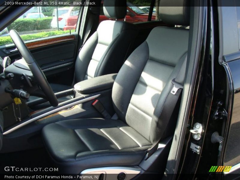 Black / Black 2009 Mercedes-Benz ML 350 4Matic