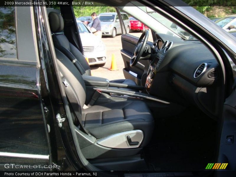 Black / Black 2009 Mercedes-Benz ML 350 4Matic
