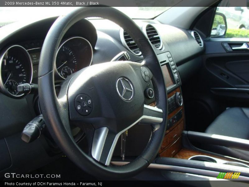 Black / Black 2009 Mercedes-Benz ML 350 4Matic