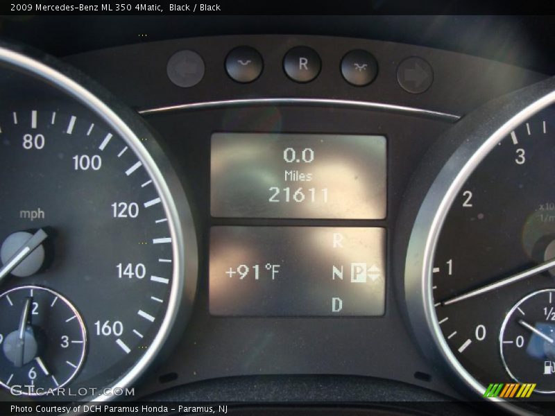 Black / Black 2009 Mercedes-Benz ML 350 4Matic