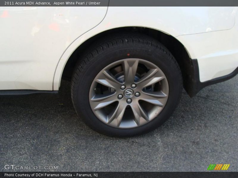 Aspen White Pearl / Umber 2011 Acura MDX Advance