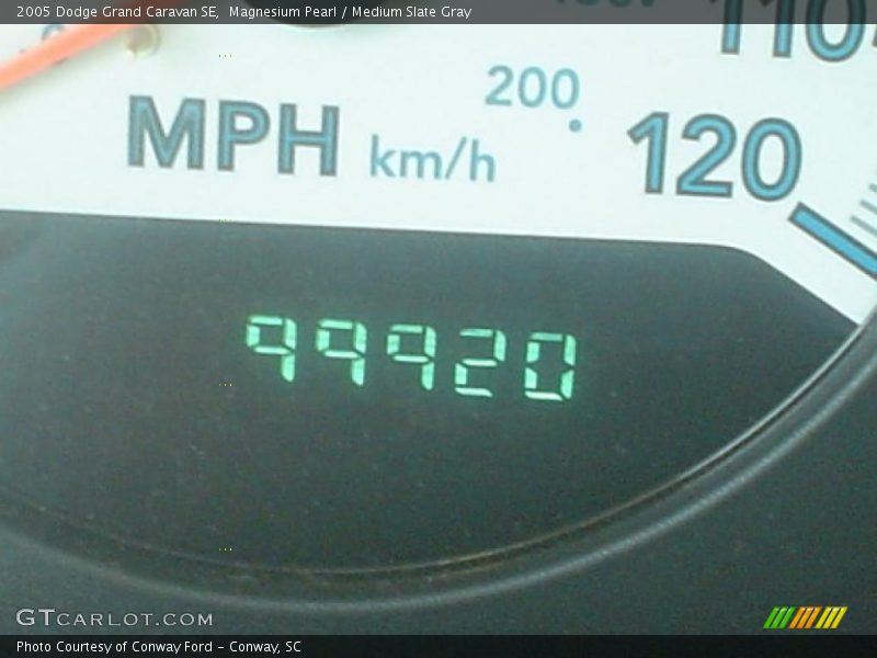 Magnesium Pearl / Medium Slate Gray 2005 Dodge Grand Caravan SE