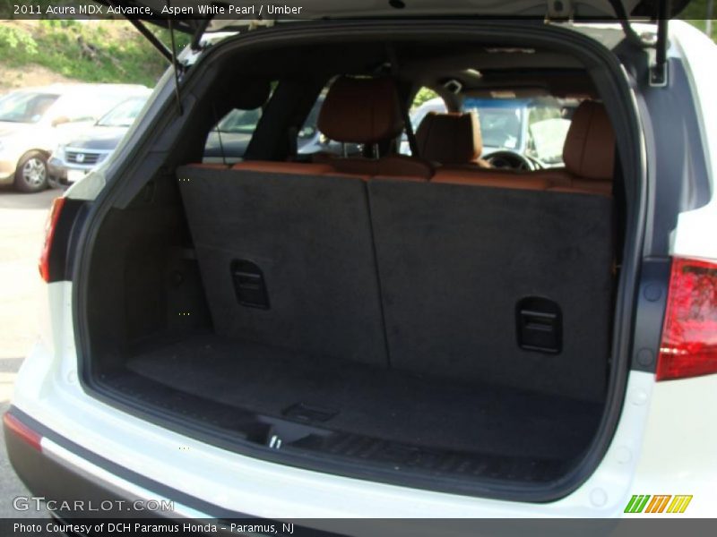 Aspen White Pearl / Umber 2011 Acura MDX Advance