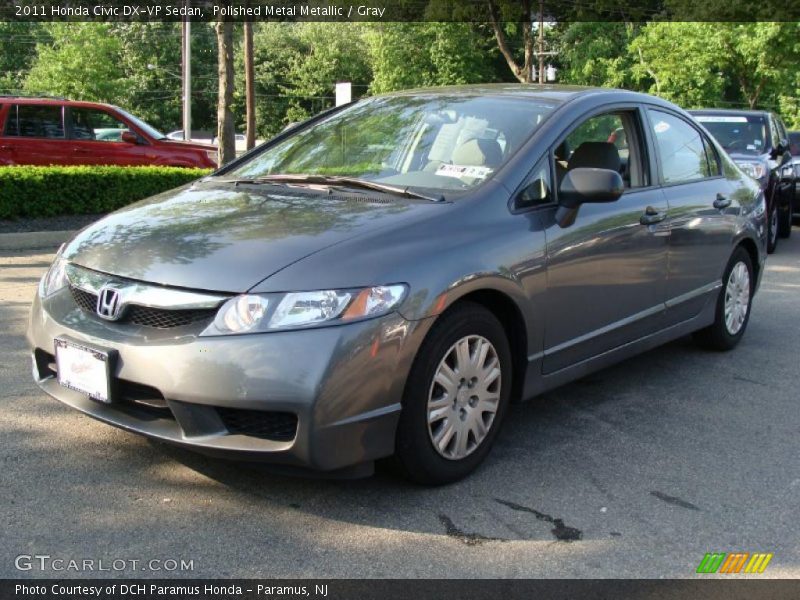Polished Metal Metallic / Gray 2011 Honda Civic DX-VP Sedan