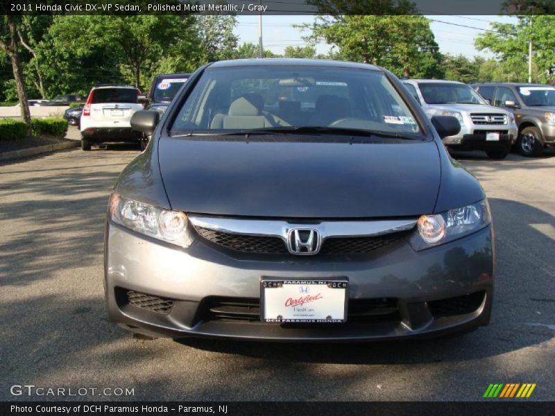 Polished Metal Metallic / Gray 2011 Honda Civic DX-VP Sedan