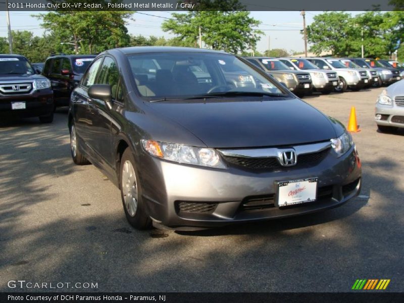 Polished Metal Metallic / Gray 2011 Honda Civic DX-VP Sedan