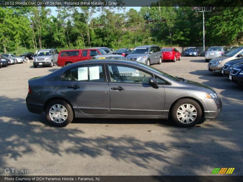 Polished Metal Metallic / Gray 2011 Honda Civic DX-VP Sedan