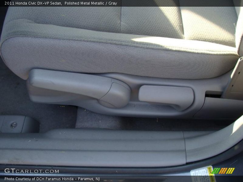 Polished Metal Metallic / Gray 2011 Honda Civic DX-VP Sedan