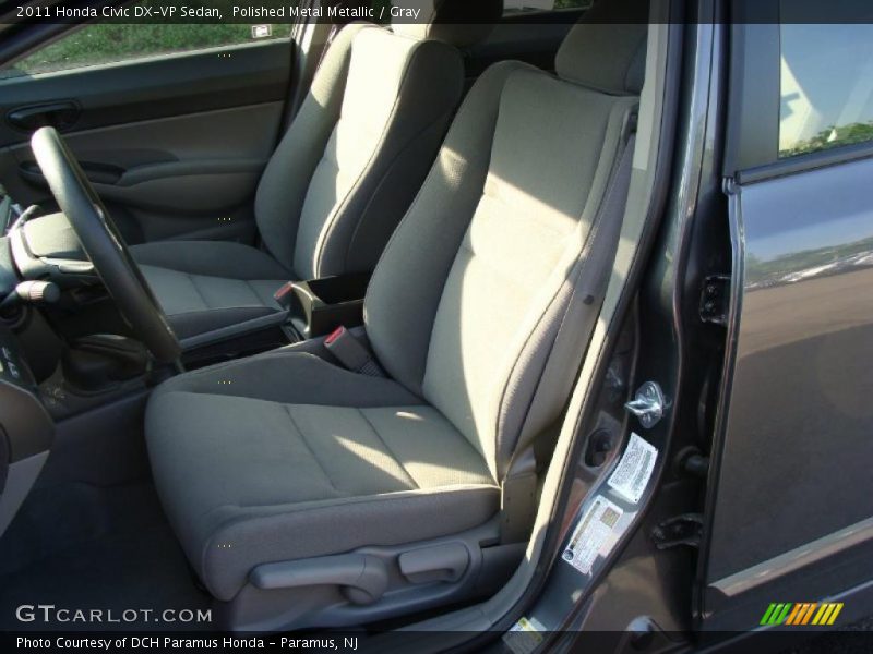 Polished Metal Metallic / Gray 2011 Honda Civic DX-VP Sedan