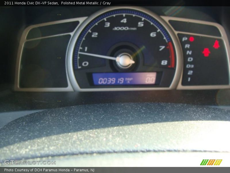 Polished Metal Metallic / Gray 2011 Honda Civic DX-VP Sedan