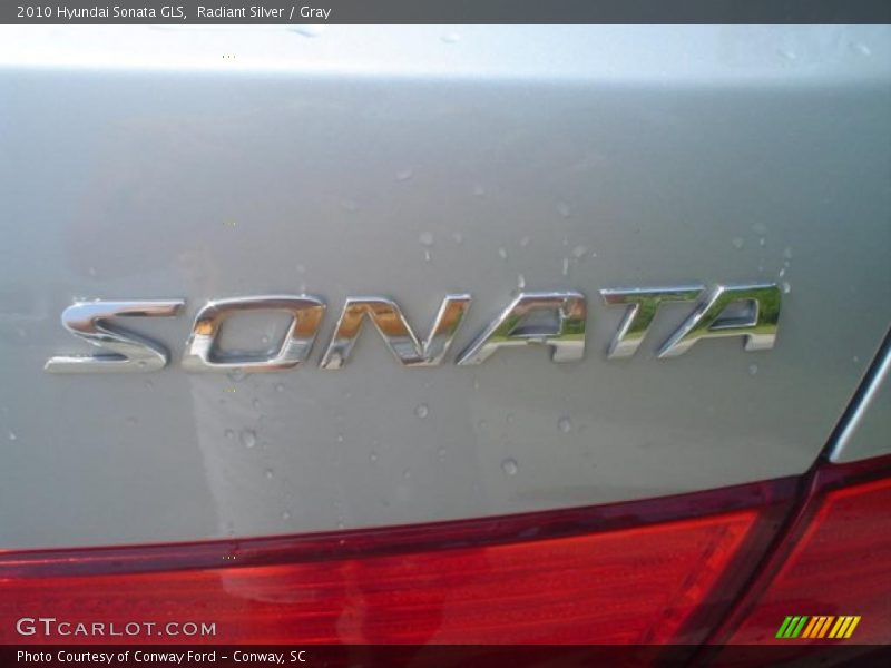 Radiant Silver / Gray 2010 Hyundai Sonata GLS