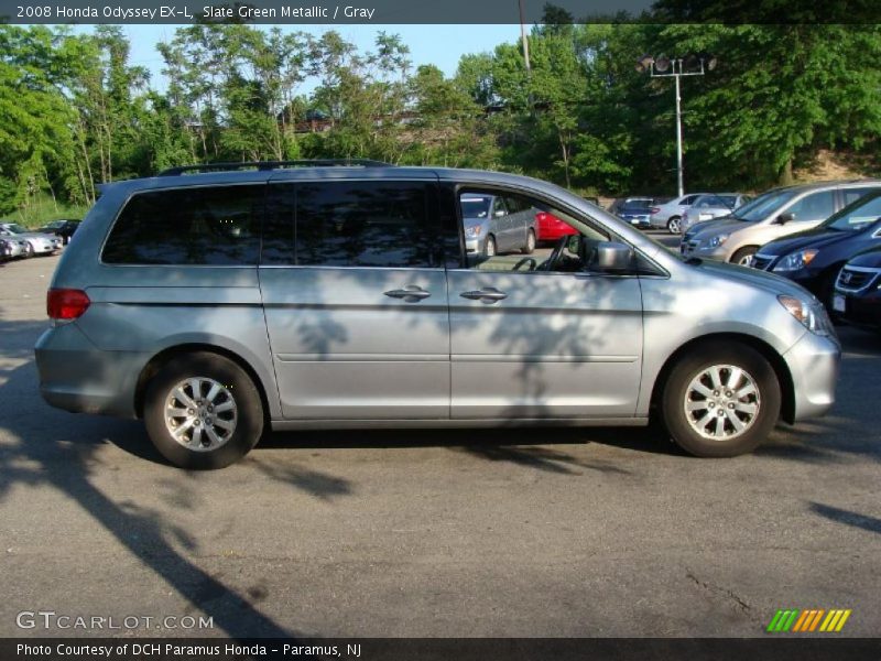 Slate Green Metallic / Gray 2008 Honda Odyssey EX-L
