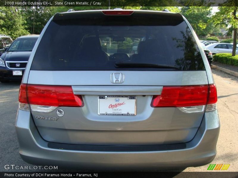 Slate Green Metallic / Gray 2008 Honda Odyssey EX-L