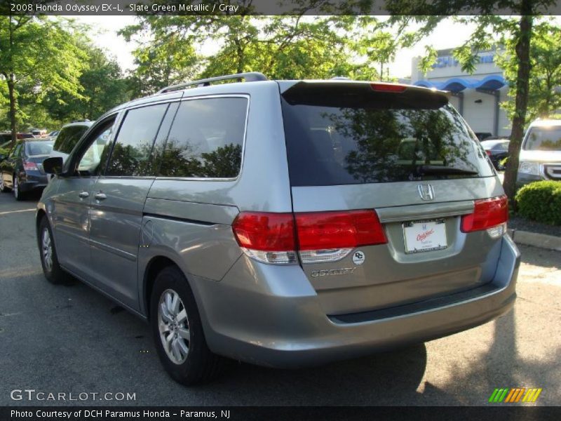 Slate Green Metallic / Gray 2008 Honda Odyssey EX-L
