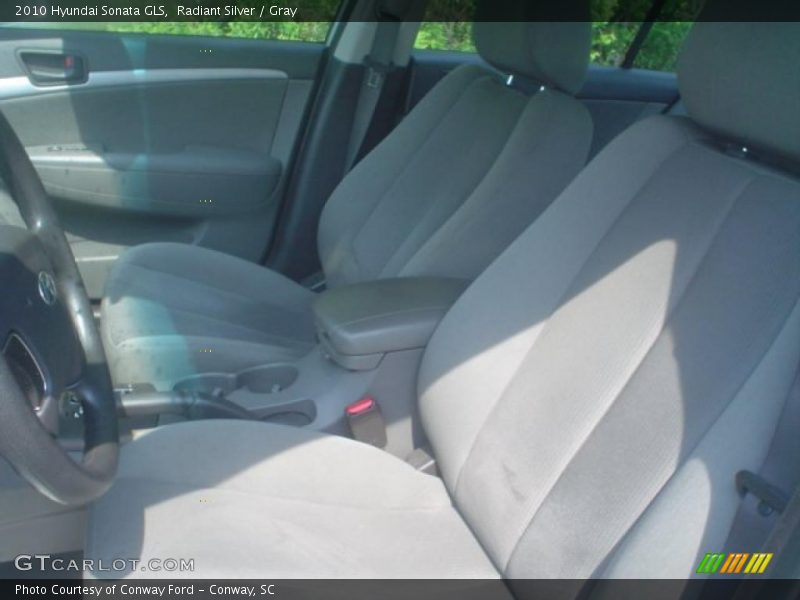 Radiant Silver / Gray 2010 Hyundai Sonata GLS