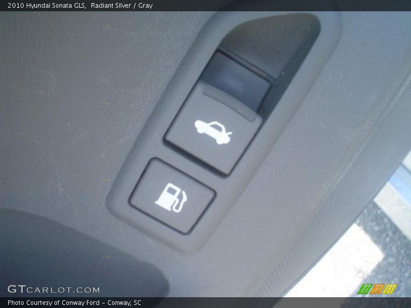 Radiant Silver / Gray 2010 Hyundai Sonata GLS