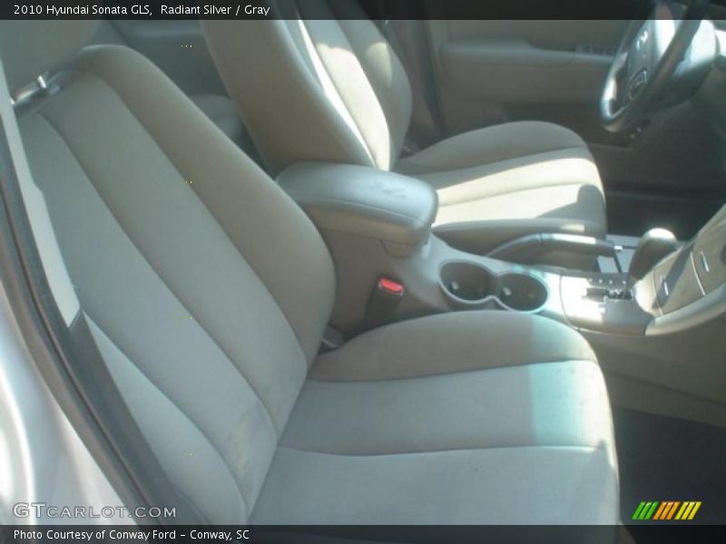Radiant Silver / Gray 2010 Hyundai Sonata GLS
