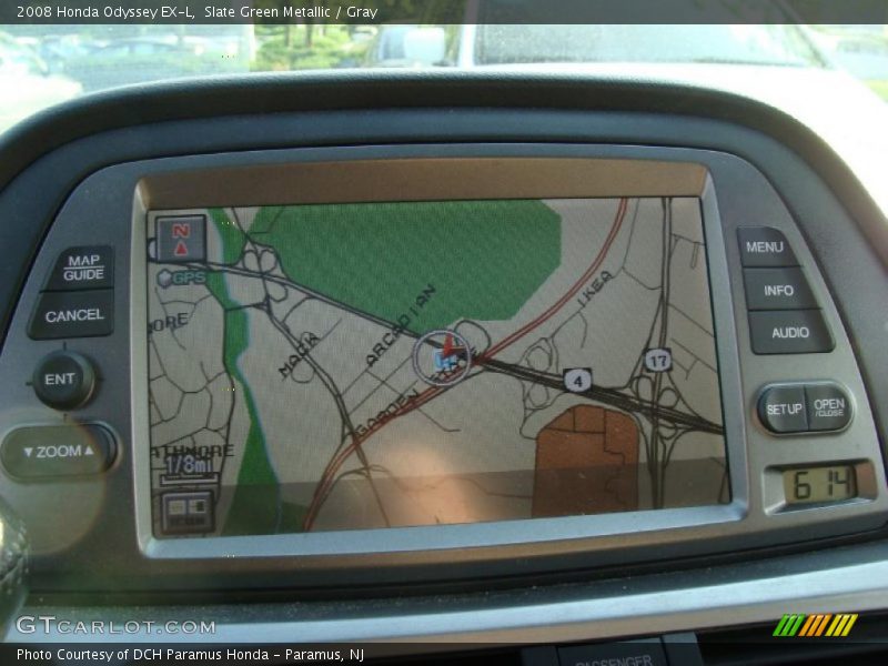 Slate Green Metallic / Gray 2008 Honda Odyssey EX-L
