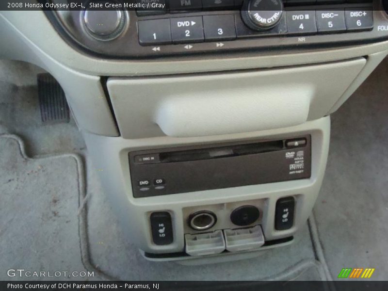 Slate Green Metallic / Gray 2008 Honda Odyssey EX-L