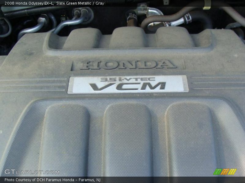 Slate Green Metallic / Gray 2008 Honda Odyssey EX-L