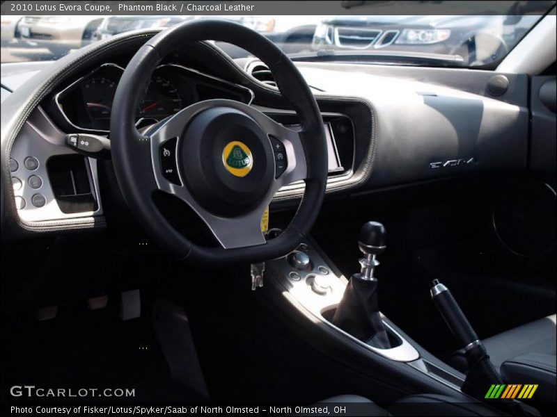 Phantom Black / Charcoal Leather 2010 Lotus Evora Coupe