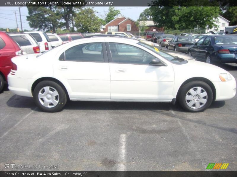Stone White / Dark Slate Gray 2005 Dodge Stratus SXT Sedan