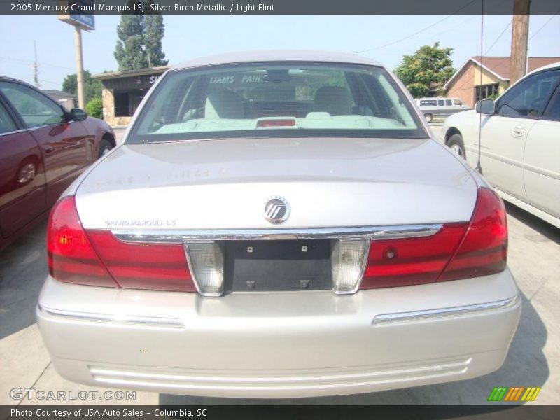 Silver Birch Metallic / Light Flint 2005 Mercury Grand Marquis LS