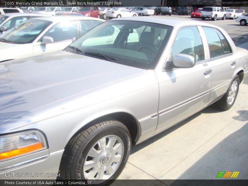 Silver Birch Metallic / Light Flint 2005 Mercury Grand Marquis LS