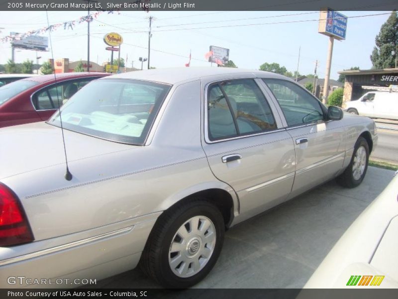 Silver Birch Metallic / Light Flint 2005 Mercury Grand Marquis LS