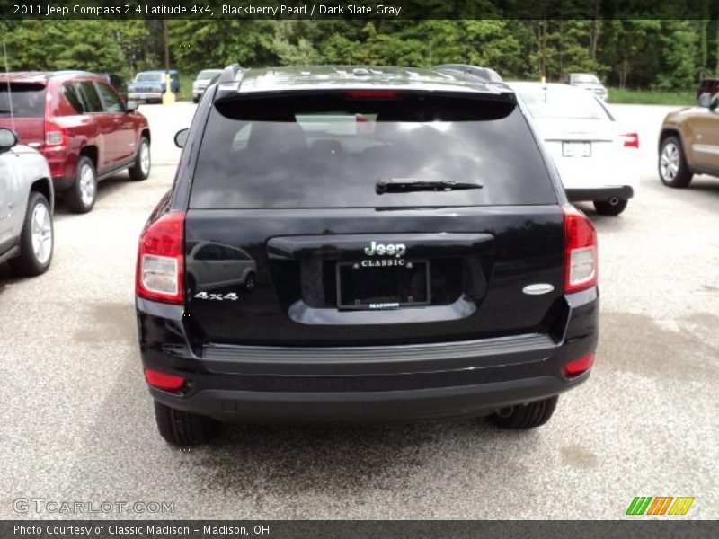 Blackberry Pearl / Dark Slate Gray 2011 Jeep Compass 2.4 Latitude 4x4